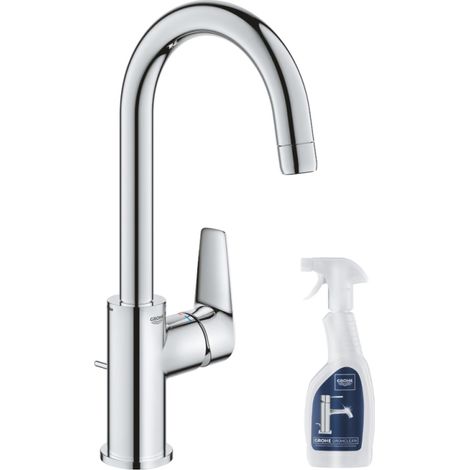 Grifo de lavabo GROHE Start Edge con desagüe automático y limpiador (1/4)