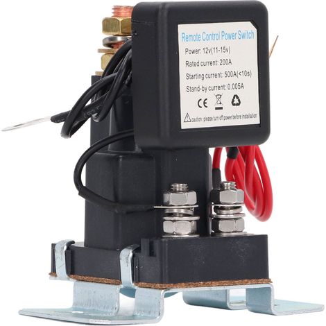Kfz-Batterietrennschalter mit Fernbedienung, 200 A, 12 V DC (1/5)