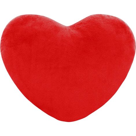 Coussin Coeur - 60 cm - En Peluche Douce - Décor Intérieur Salon Chambre Bureau - Pour Cadeau Saint-Valentin - 1 Pièce (1/5)
