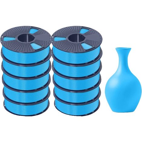 3D-Filament, hohe Fließfähigkeit, umweltfreundlich, PLAMT-Himmelblau (1/2)