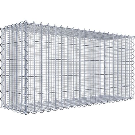 Gabiondeco - Gabion à mailles très fines pour gravillon 100 cm x 50 cm x 30 cm (L x H x P). maille 5 x 10 cm. spirale - Made in Germany (1/3)