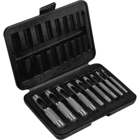 9 tlg. Profi Locheisen Set (1/2)