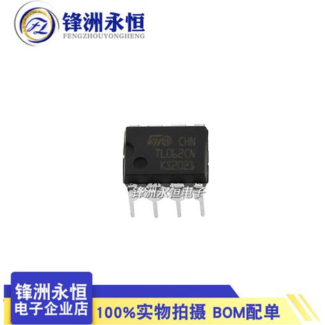TL062CN TL062CP DIP-8 ST Dual Low-Power JFET Input Operational Amplifier (1/4)