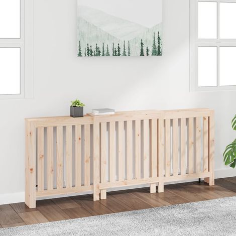 Cache-radiateur Moderne - Équipement pour radiateur 210x21x85 cm Bois massif de pin BV571568 - BonneVie (1/5)