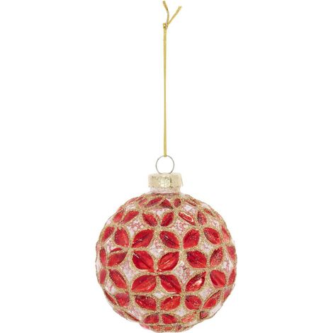 BDN GLAS 80MM TRANSP PETAL RG - Feeric lights & christmas (1/2)
