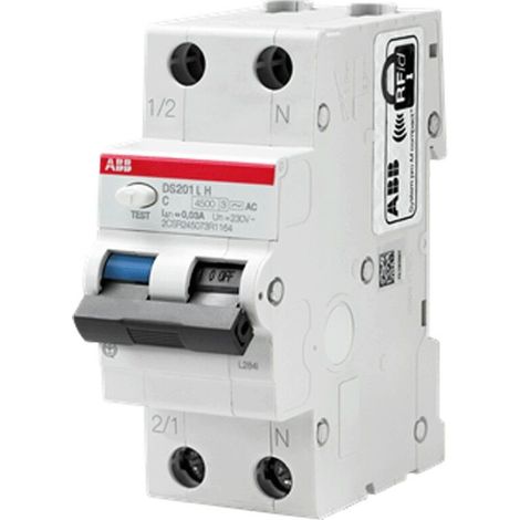 Abb 20A 1P+N 30mA C 4,5 kA AC 2M DS201LHC20AC30 Differenzial-Magnetothermischer Leistungsschalter