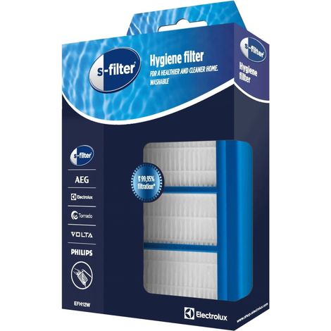 Filtre hepa lavable EFH12w dimensions : 15 x 12 x 2,5 cm pour Aspirateur ELECTROLUX
9001951194