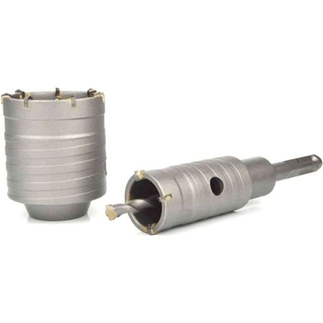 Adaptateur SDS Plus 65mm pour scie-cloche - Percage béton, ciment, pierre, mur - Installation facile et sécurisée (1/5)