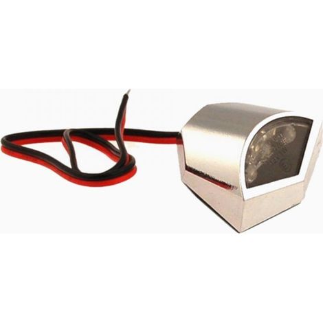 Kennzeichenbeleuchtung one für auto 3 led 12v chrom neu (1/2)