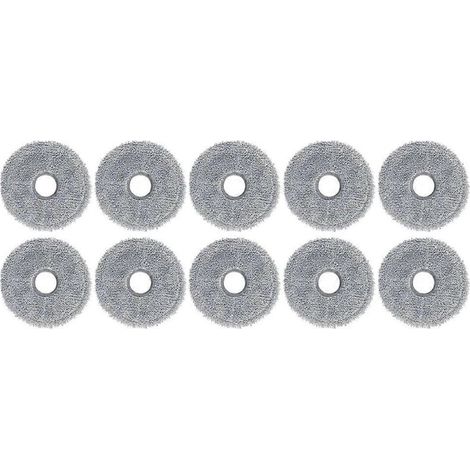 Lot de 10 chiffons de rechange pour aspirateur robot Dreame Bot L10 Prime / L10S Pro (1/5)