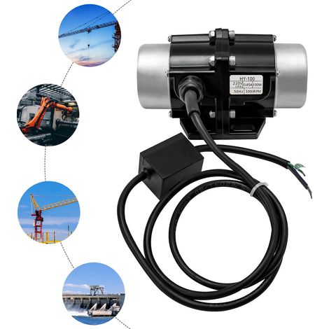 100W 220V 3000 U/min Asynchronsvibrator Einphasenvibrationsmotor Staubdichter Wasserdichter Motor Verschiedene Bereiche verfügbar