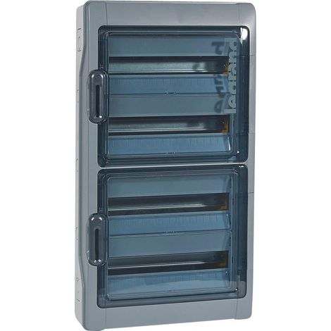 caja eléctrica Legrand plexo3 impermeable 4 filas módulos
