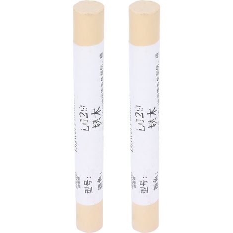 2-teiliger Reparaturstift für Laminatböden, Ausbesserungslack für Möbel und Böden, Hellahornbraun