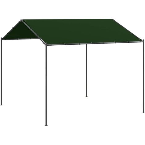 Gazebo 4 x 4 x 2,6 m Tortora Poliestere e Acciaio vidaXL (1/5)