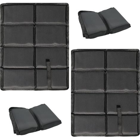 2-teiliges Outdoor-Sitzmatten-Set, Sitzkissen aus Thermoschaum, mit 2 Aufbewahrungstaschen, tragbares Wärmekissen, geeignet für Reisen, Picknicks und Wanderungen.