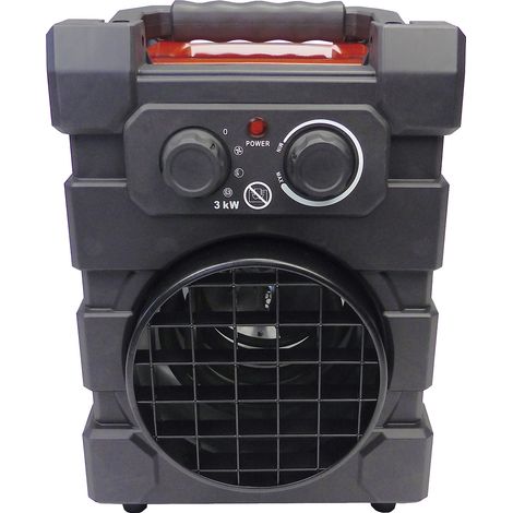 FRANKEL kaiserkraft, Radiateur électrique, 3000 W, 3 kW, L x (1/4)