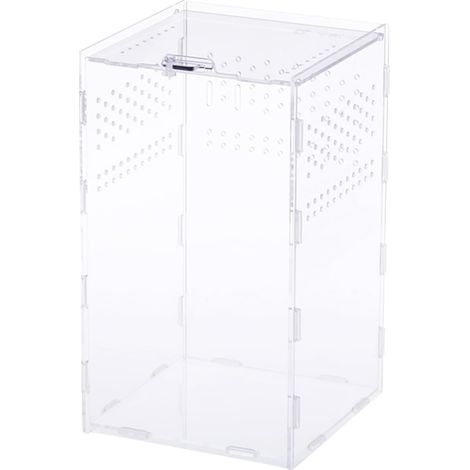 Boîte D'élevage Facile à Nettoyer, pour Acrylique Transparent Couvercle Amovible pour Reptiles et Mantes Habitat Arboricole (1/5)