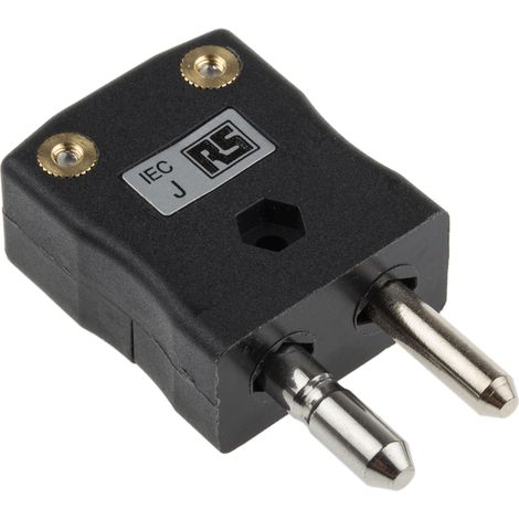 Connecteur Standard pour Thermocouple de type J ( Prix pour 1 ) (1/3)
