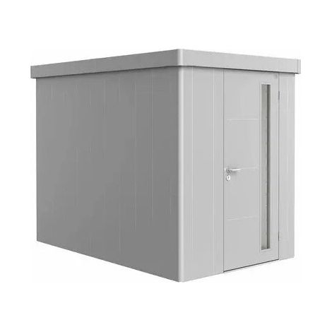 Casetta Neo 3A porta standard, argento metallico (1/5)