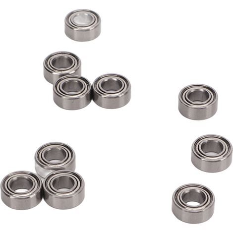 10 Roulements à Billes Acier 10x5x4mm pour Modèles RC ZD Racing 10421 - Lot de 10 Pièces (1/5)