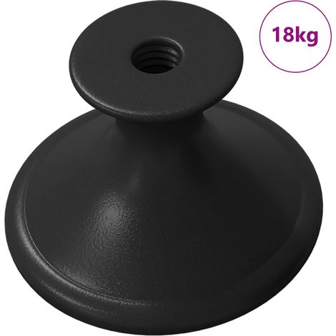 Handle 1461 pcs Black Ø30 mm Aluminium vidaXL