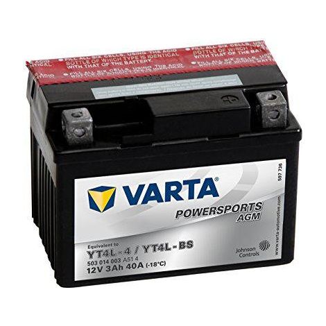 Batería VARTA YT4L-BS 12V 3Ah 40A