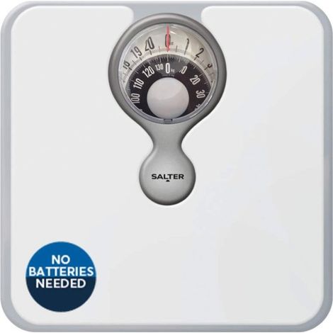 Báscula mecánica compacta para baño Salter 484 WFEU12 con lupa (1/5)