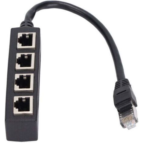 4-in-1 Reisesteckdosenleiste mit USB- und USB-C-Anschlüssen, Schnellladefunktion, 1,4 m Verlängerungskabel, Aufbewahrungsgurt, 4000 W fürs Büro