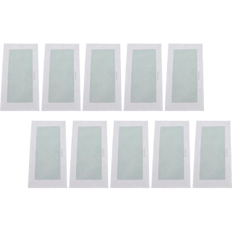 10 bandes de cire double face pour une épilation en profondeur des jambes et des bras. Emballage individuel. 10 bandes double face équivalent à 20 feuilles. Type 1 (1/5)