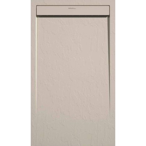 Receveur de douche Crème, finition Ardoise Stone SMART, grille de couleur - 160 x 90 cm (1/4)