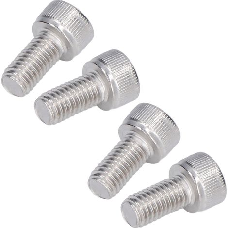 Vis M8x20 tête cylindrique hexagonale, lot de 50, filetage grossier, acier inoxydable A2-70, DIN 912, pas de 1,25 mm, visserie résistante. (1/5)