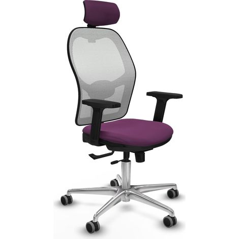 Chaise de bureau piqueras y crespo Jorquera blanc cuir synthétique (1/2)