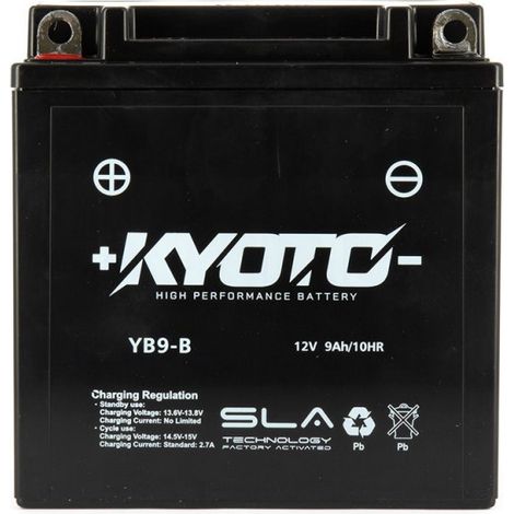 Batterie YB9-B SLA-AGM - Sans Entretien - Prête à l'Emploi