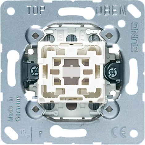 Jung Multi-Switch, volle Wippe, Taster mit 2 x 2 Schließern und Nullstellung, 10 A 250 V 531-41U (1/2)