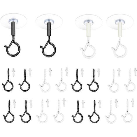 Metallene Deckenhaken, Wandhaken für Hängekörbe, Pflanzenstützen, Blumentöpfe, Laternen und Gartengeräte. (1/5)