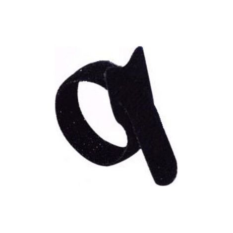 Lien auto-agrippant 210 x 16 mm noir - 20 pcs