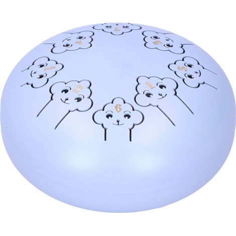 Batterie Portative en Acier SLADE, Idée Cadeau pour Musiciens, Percussion Compacte 5.5 Pouces Bleu (1/5)