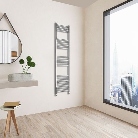Acezanble 1600x400mm(HxW) Chrome Straight Heating Towel Rail HeatingTowel Radiator