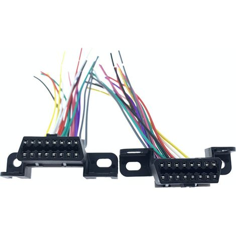 Universal 16-pin connector for automotive computer diagnostics - Complete universal OBD plug -- JB1458-16P