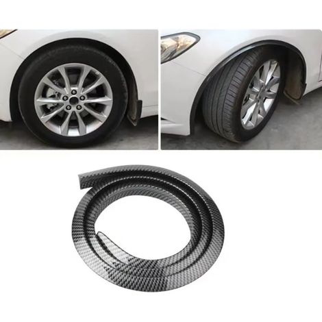 Universelle schützende Gummileiste / Zierleiste – Kotflügelschutz oder zur Kanteneinfassung („Brow“-Verkleidung) – Carbon (Carbo