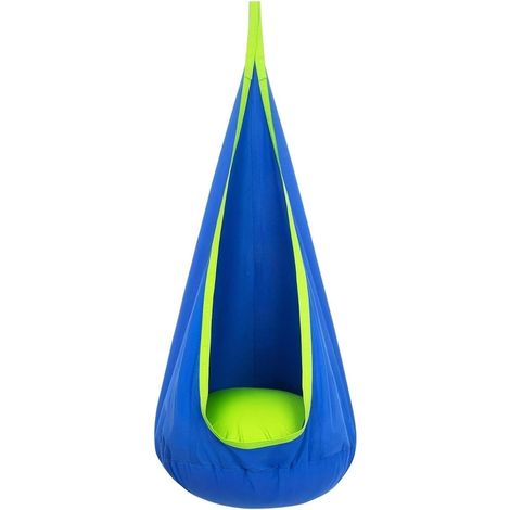 Balançoire Lumineuse - Balançoire-hamac en Taffetas de Nylon amélioré, avec lumières LED et Coussin Gonflable Utilisation à l'intérieur et à l'extérieur (1/5)