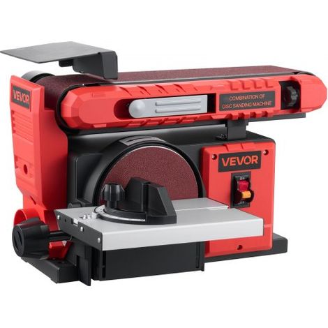 Ponceuse à Bande et à Disque 400 W Bande Abrasive Réglable 101 (1/5)