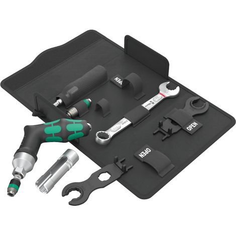 Wera 9524 Photovoltaik Montage-Werkzeugset 1 2 Montageschlüssel MC4 Stecker 7tlg