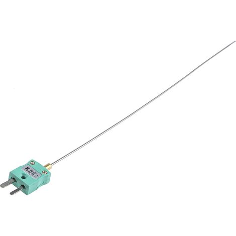 Thermocouple type K Ø 1.5mm, L 250mm, +1100°C max à Fiche mâle miniature ( Prix pour 1 ) (1/3)