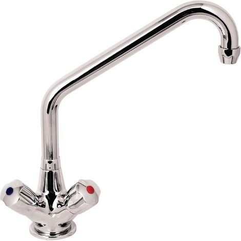 Robinet mélangeur monotrou modèle lourd 19 mm - Col mobile 25 (Ø) mm - 3 longueurs