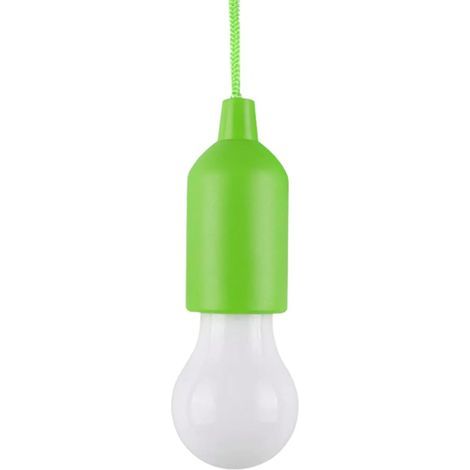 LED-Lampe mit Zugkordel, warmweißes Licht, ABS-Kunststoff, für den Innen- und Außenbereich (1/5)