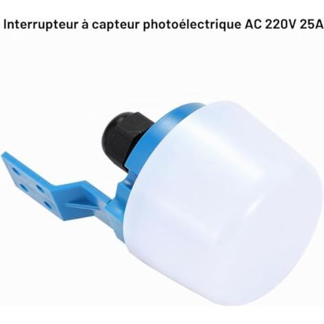 1 interrupteur à cellule photoélectrique 220 V CA 25 A, interrupteur marche/arrêt automatique, interrupteur à capteur photoélectrique (1/4)