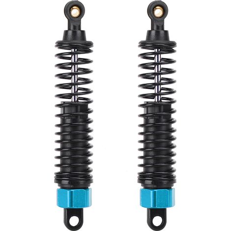 2 pièces Amortisseur 3,5 pouces Antirouille Antivibration pour Camion Court 1/10 JLB HSP EM DHK HPI (Bleu) (1/5)