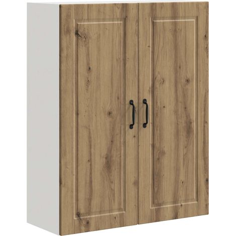Maison Exclusive - Armario de Pared PORTO Roble artesanal 80 x 31