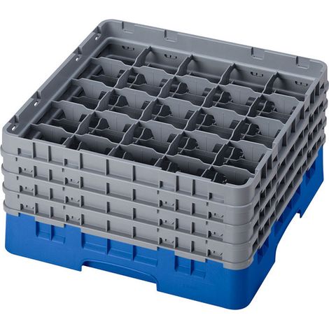 Casiers de lavage - Haut max 21.5 cm - 50 x 50 x 26.7 cm - Bleu - Lot de 2 - Cambro